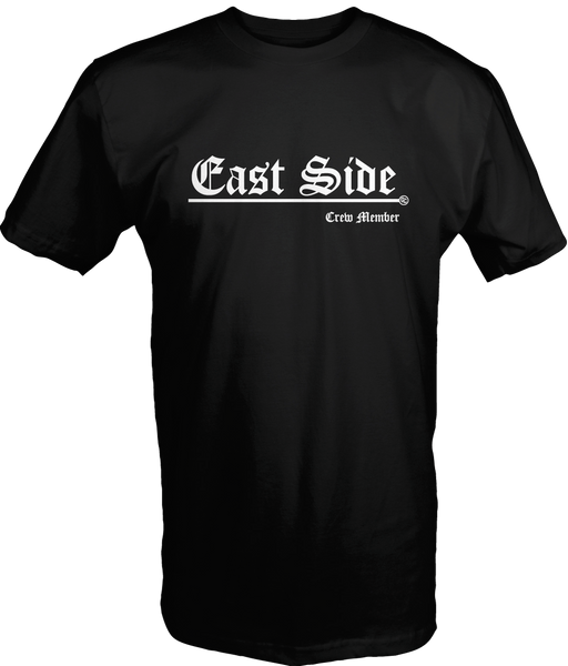 Crew Member "East Side" Black T-shirt