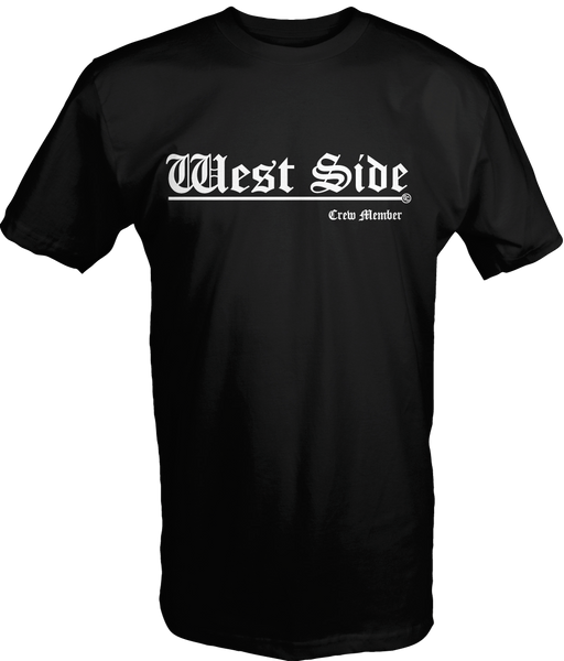 Crew Member "West Side" Black T-shirt